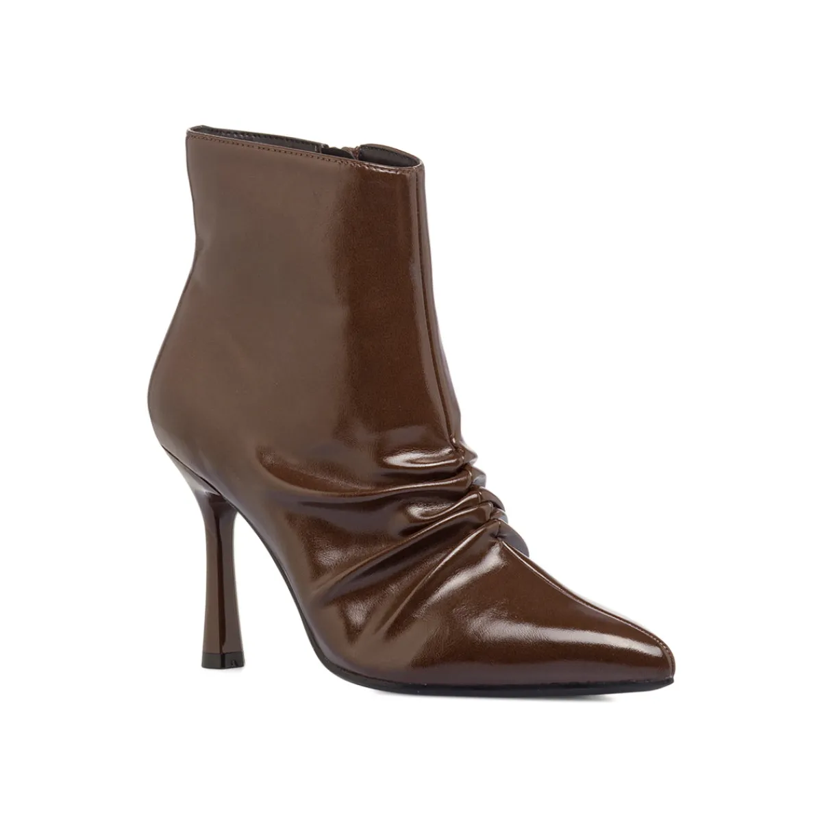 Hot Stivaletti slouchy marroni da Donna con tacco 9 cm Donna Scarpe Eleganti|Scarpe Cerimonia Donna