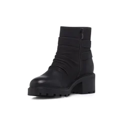 Outlet Stivaletti slouchy neri da Donna con fibbie Donna Stivaletti Donna