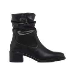 Stivaletti slouchy neri da Donna con tacco 5 cm Donna Stivaletti Donna