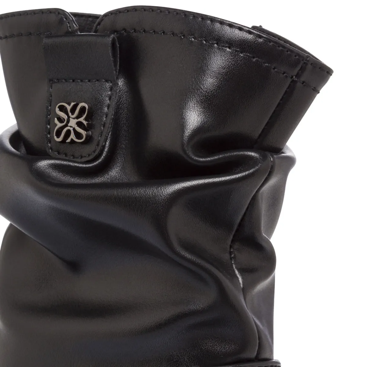 Stivaletti slouchy neri da Donna con tacco 5 cm Donna Stivaletti Donna