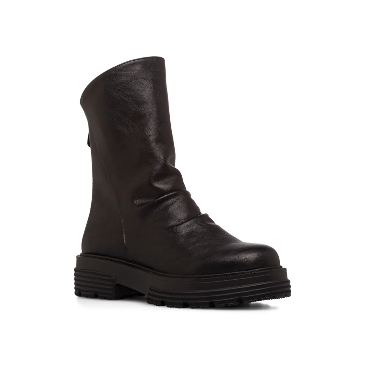 Online Stivaletti slouchy neri da Donna con zip Donna Stivaletti Donna