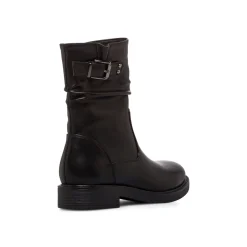 Discount Stivaletti slouchy neri da Donna con fibbia Donna Stivaletti Donna