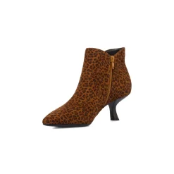Clearance Stivaletti stampa leopardata da Donna con tacco 8,5 cm Donna Stivaletti Donna