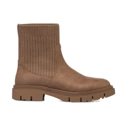 Outlet Stivaletti taupe da Donna effetto scamosciato Donna Stivaletti Donna