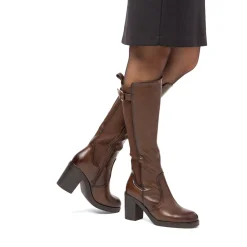 Clearance Stivali alti con tacco 8,5 cm marroni da donna Donna Stivali Donna