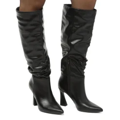 Online Stivali alti neri da Donna con tacco 8,5 cm Donna Stivali Donna