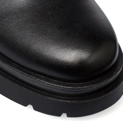 Discount Stivali alti neri da Donna con fibbia Donna Stivali Donna