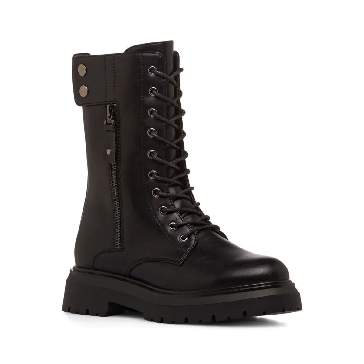 Discount Stivali Anfibi neri da Donna con allacciatura Donna Scarponcini E Anfibi Donna