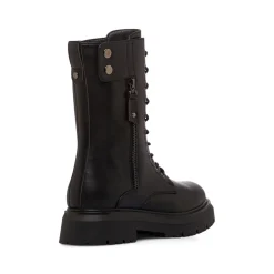 Discount Stivali Anfibi neri da Donna con allacciatura Donna Scarponcini E Anfibi Donna