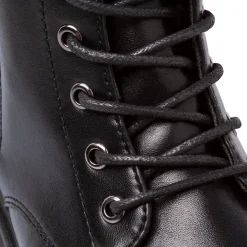 Discount Stivali Anfibi neri da Donna con allacciatura Donna Scarponcini E Anfibi Donna