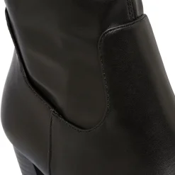 Clearance Stivali comfort alti da donna neri con tacco 9 cm Donna Scarpe Comfort|Stivali Donna