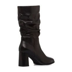 Discount Stivali comodi e flessibili neri da Donna con tacco 7 cm Donna Stivali Donna