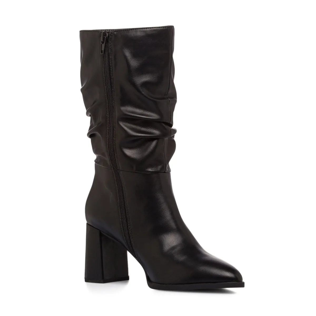 Discount Stivali comodi e flessibili neri da Donna con tacco 7 cm Donna Stivali Donna