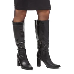 Discount Stivali da donna neri con tacco 9 cm Donna Scarpe Eleganti|Stivali Donna