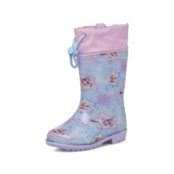Discount Stivali da pioggia azzurri da Bambina con stampa Bambino Stivali Da Pioggia Bambino