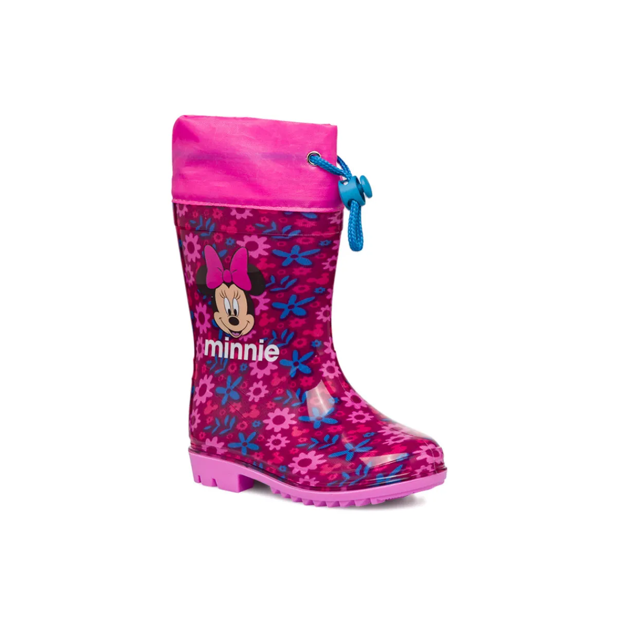 Stivali da pioggia bordeaux e rosa da bambina Bambino Stivali Da Pioggia Bambino