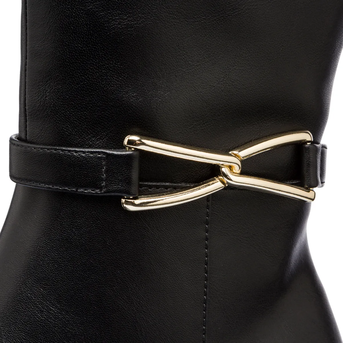 Best Stivali eleganti da donna neri con tacco 6,5 cm e dettaglio laminato Donna Scarpe Eleganti|Scarpe Cerimonia Donna