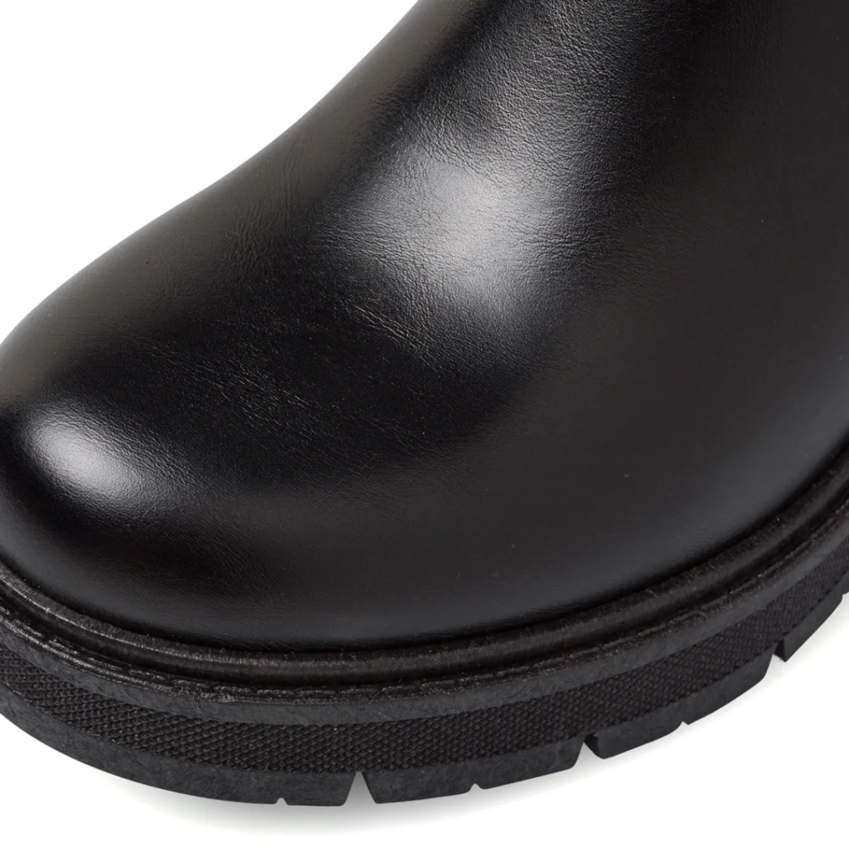 Stivali neri alti da Donna con tacco 4 cm Donna Stivali Donna