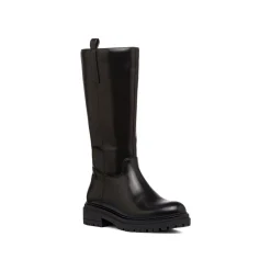 New Stivali neri da Donna con zip Donna Stivali Donna