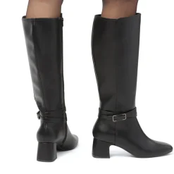 Stivali neri da Donna con fibbia e tacco 5,5 cm Donna Stivali Donna