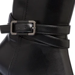 Stivali neri da Donna con fibbia e tacco 5,5 cm Donna Stivali Donna