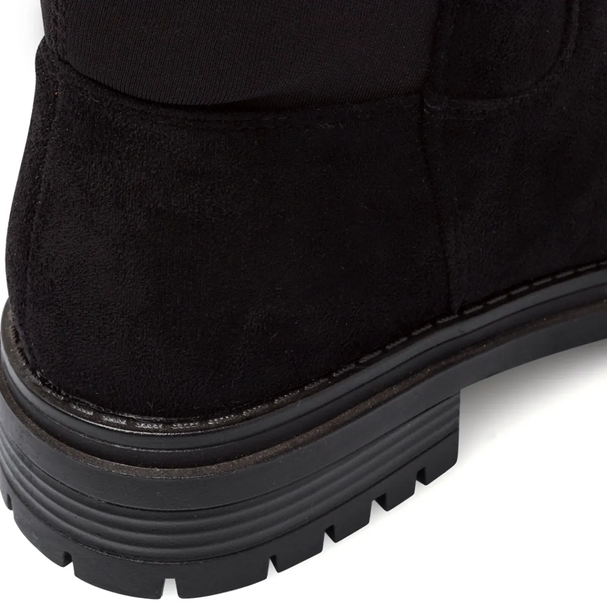 Online Stivali neri da Donna effetto scamosciato Donna Stivali Donna