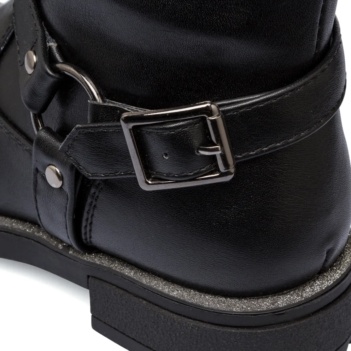 Best Stivali neri da ragazza con fibbie Bambino Stivaletti Bambina|Scarpe Ragazza