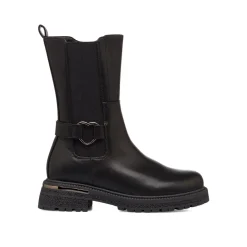 Discount Stivali neri da ragazza con dettaglio cuore Bambino Stivaletti Bambina|Scarpe Ragazza