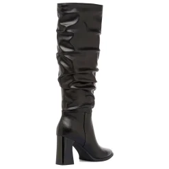 Best Stivali slouchy alti neri da Donna con tacco 8 cm Lora Ferres Donna Stivali Donna