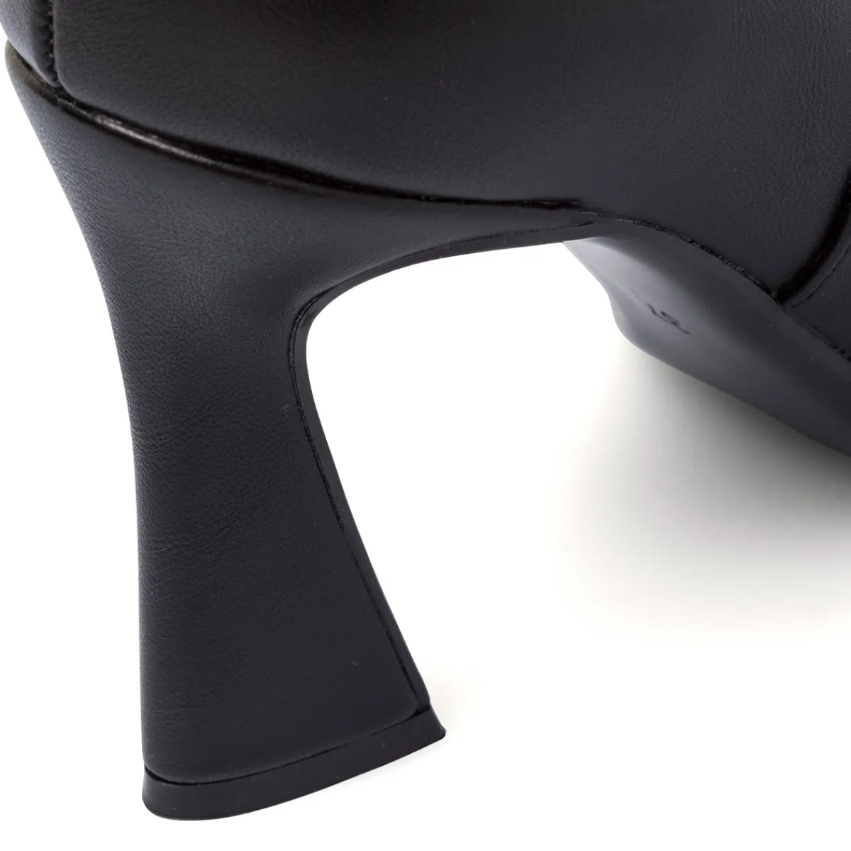 Discount Stivali slouchy neri da Donna con tacco a colonna 7,5 cm Donna Stivali Donna