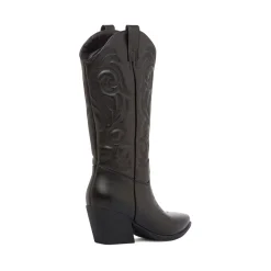 Stivali texani Camperos da donna neri con tacco 6 cm Donna Stivali Texani|Stivali Donna