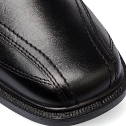 Outlet Stringate comfort derby da uomo nere in pelle con soletta in memory foam Uomo Scarpe Comfort Uomo|Stringate Uomo