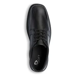 Outlet Stringate comfort derby da uomo nere in pelle con soletta in memory foam Uomo Scarpe Comfort Uomo|Stringate Uomo