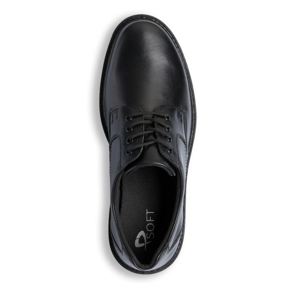 Online Stringate comfort nere da uomo in pelle Uomo Scarpe Comfort Uomo|Stringate Uomo