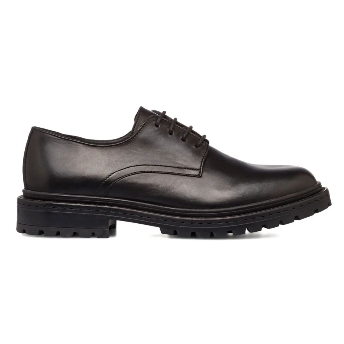 Sale Stringate derby da uomo marroni il pelle Uomo Stringate Uomo