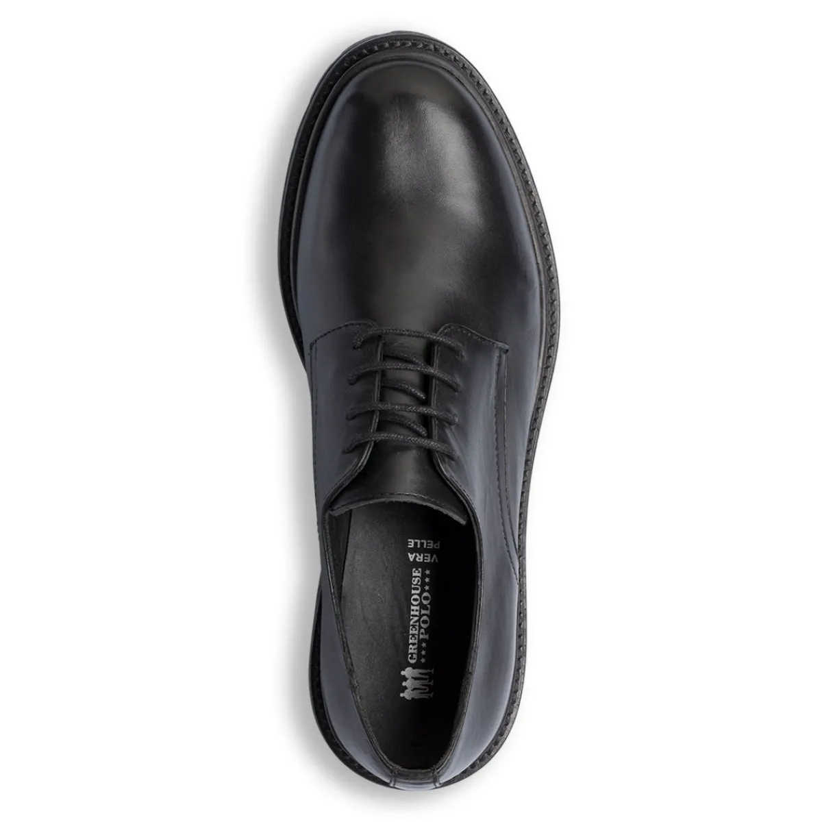 Sale Stringate derby da uomo marroni il pelle Uomo Stringate Uomo