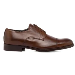 Online Stringate derby eleganti da uomo marrone in pelle Uomo Scarpe Eleganti Uomo|Scarpe Cerimonia Uomo