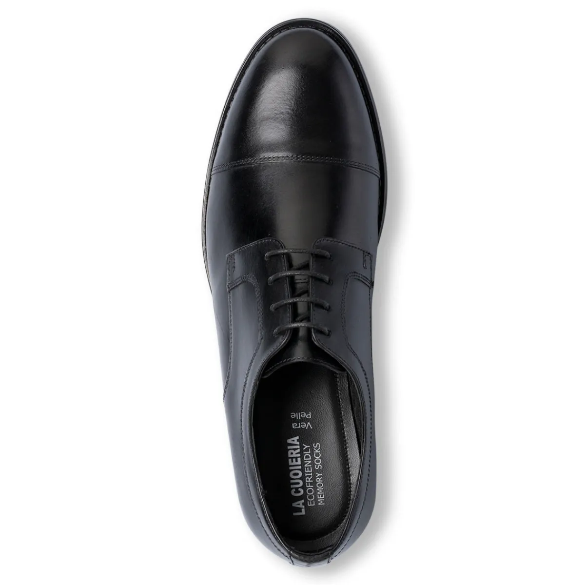 Hot Stringate derby eleganti da uomo nere in pelle Uomo Scarpe Eleganti Uomo|Scarpe Cerimonia Uomo