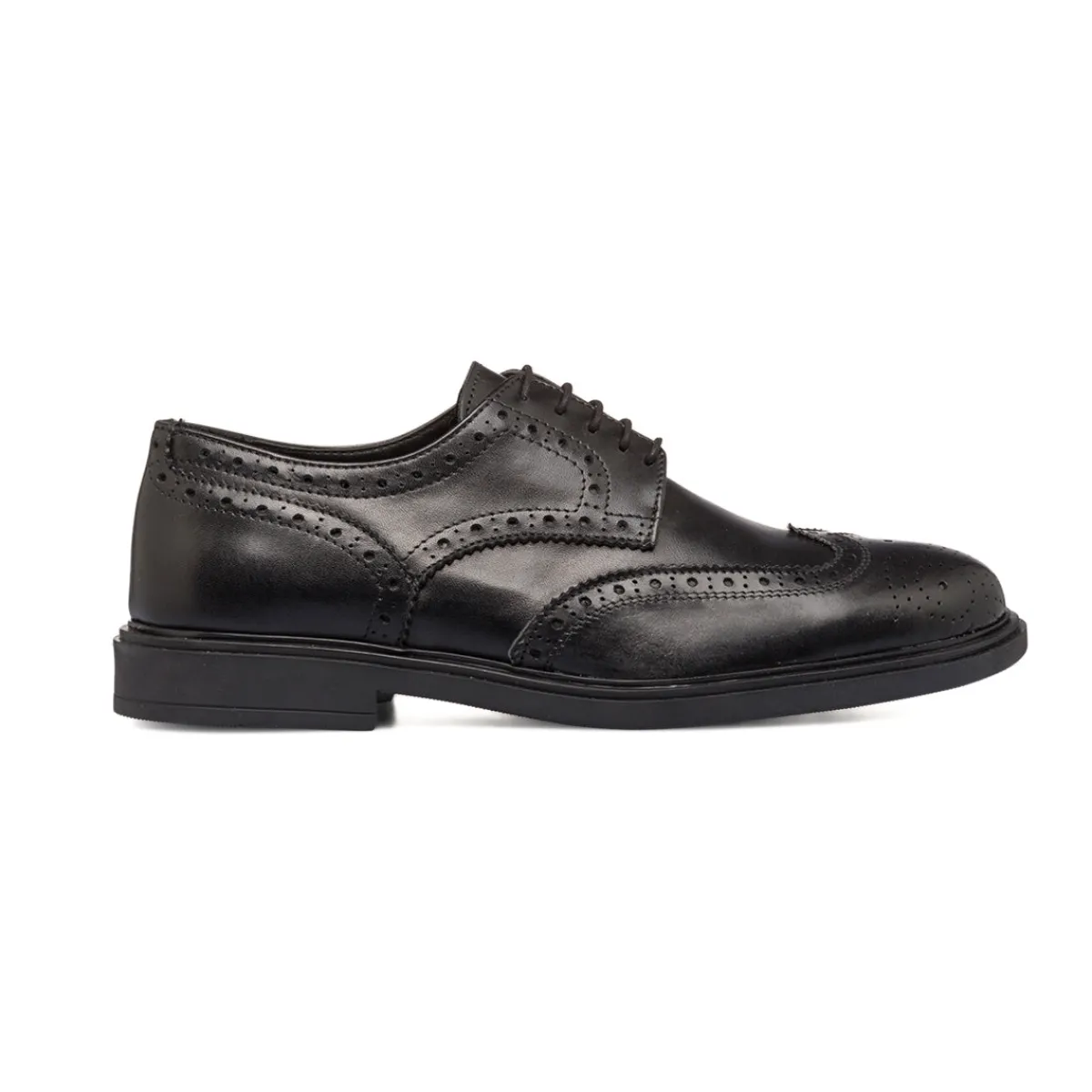 Hot Stringate derby eleganti nere da uomo in pelle con dettagli brogue Uomo Scarpe Eleganti Uomo|Scarpe Cerimonia Uomo