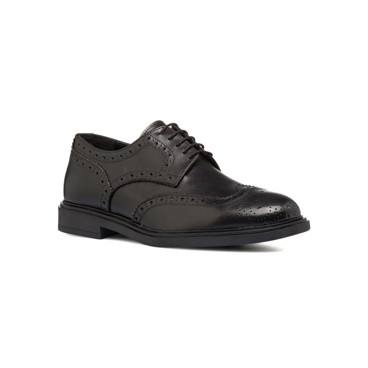 Hot Stringate derby eleganti nere da uomo in pelle con dettagli brogue Uomo Scarpe Eleganti Uomo|Scarpe Cerimonia Uomo