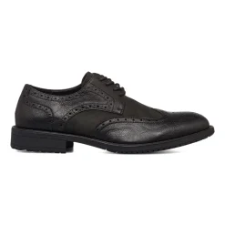 Outlet Stringate derby eleganti da uomo nere con dettagli brogue Uomo Scarpe Eleganti Uomo|Scarpe Cerimonia Uomo