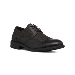 Outlet Stringate derby eleganti da uomo nere con dettagli brogue Uomo Scarpe Eleganti Uomo|Scarpe Cerimonia Uomo
