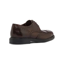 New Stringate Derby marroni da Uomo in Pelle con inserti Brogue Uomo Scarpe Eleganti Uomo|Scarpe Cerimonia Uomo