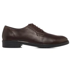 Sale Stringate derby marroni da Uomo in pelle Uomo Scarpe Cerimonia Uomo|Look Marrone Uomo 👞
