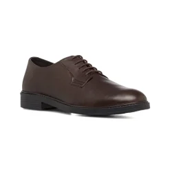 Sale Stringate derby marroni da Uomo in pelle Uomo Scarpe Cerimonia Uomo|Look Marrone Uomo 👞
