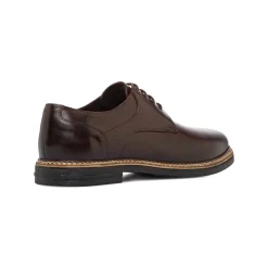 Clearance Stringate derby marroni in Pelle da Uomo con Memory Uomo Scarpe Eleganti Uomo|Scarpe Cerimonia Uomo