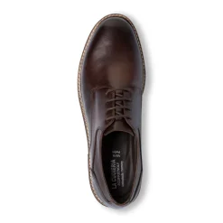 Clearance Stringate derby marroni in Pelle da Uomo con Memory Uomo Scarpe Eleganti Uomo|Scarpe Cerimonia Uomo