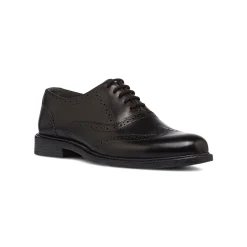 New Stringate eleganti derby con dettagli brogue da uomo nere in pelle Uomo Scarpe Eleganti Uomo|Scarpe Cerimonia Uomo