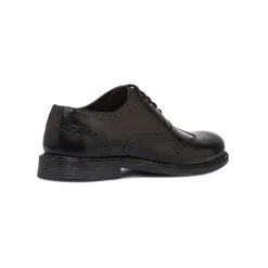 New Stringate eleganti derby con dettagli brogue da uomo nere in pelle Uomo Scarpe Eleganti Uomo|Scarpe Cerimonia Uomo
