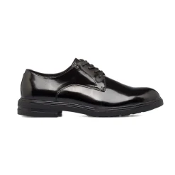 Stringate eleganti nere effetto vernice da uomo con allacciatura Derby Uomo Scarpe Eleganti Uomo|Scarpe Cerimonia Uomo